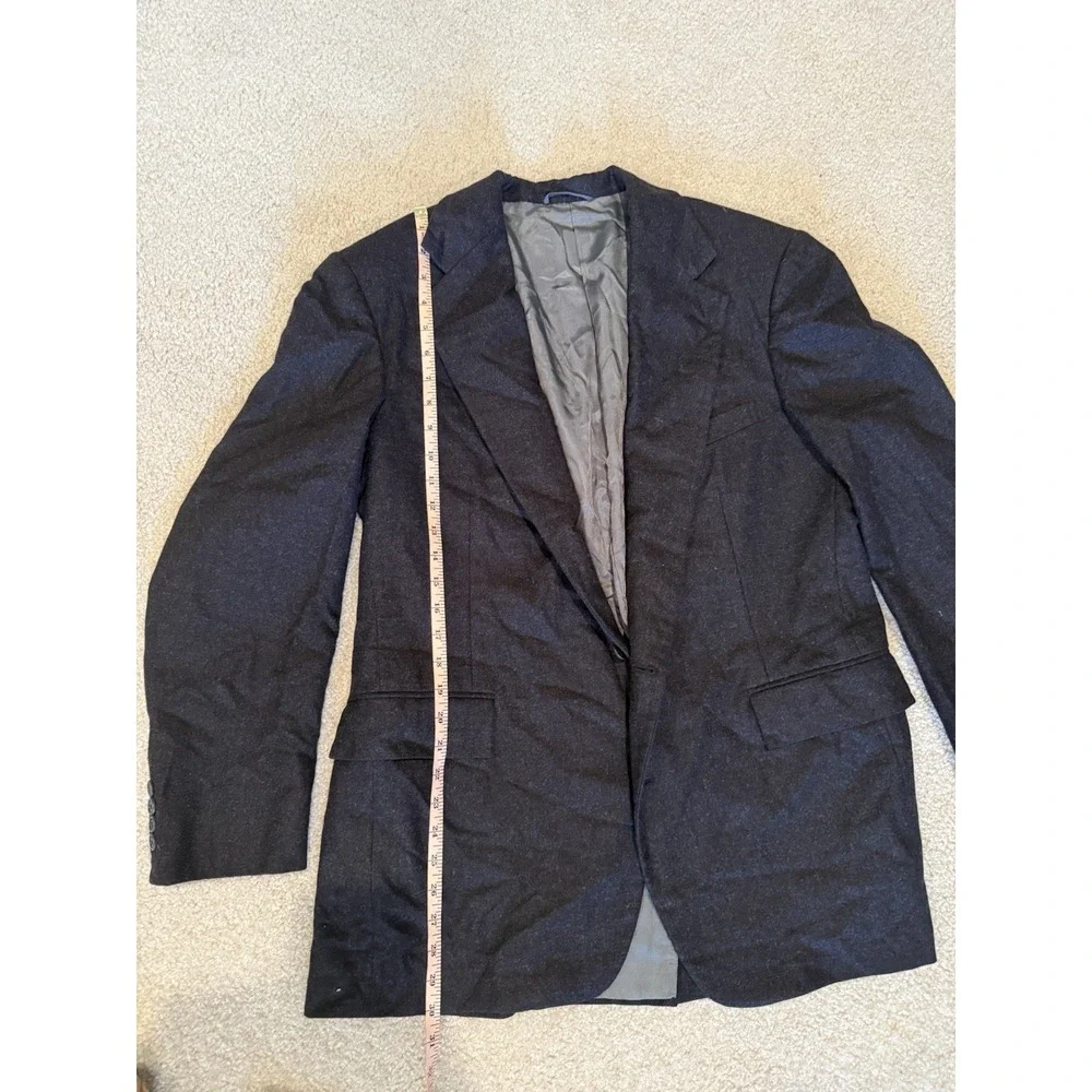 Vintage 90s Polo Ralph Lauren Blazer USA Union Made Gray Wool Sport Coat Mens‎